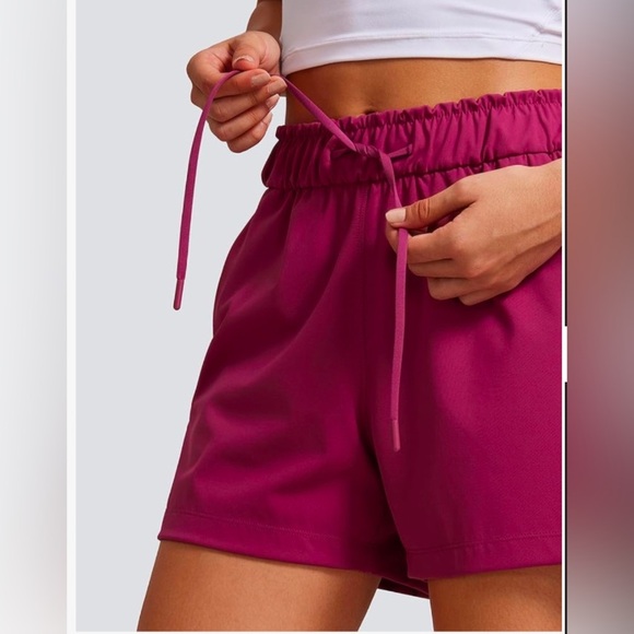 CRZ YOGA Womens 4-Way Stretch Athletic Shorts High Waisted Size Medium - Picture 4 of 10